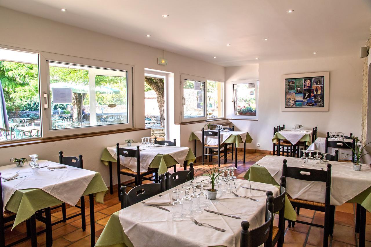 Logis Hotel Restaurant L'Escarbille Saint-Martin-dʼArdèche Dış mekan fotoğraf